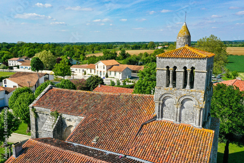 Eglise St Vivien à La Vallée, Charente Maritime, France