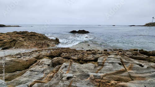 rocks and waves