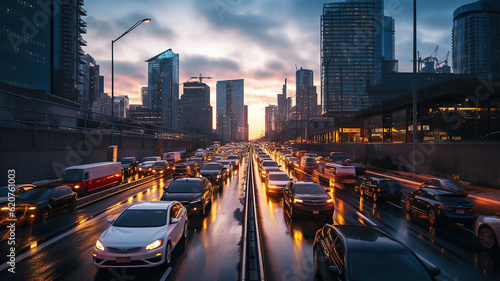 Navigating the Chaos of Rush Hour Traffic. Generative Ai