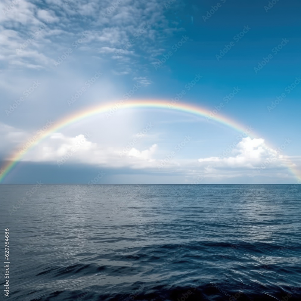 Rainbow over Ocean