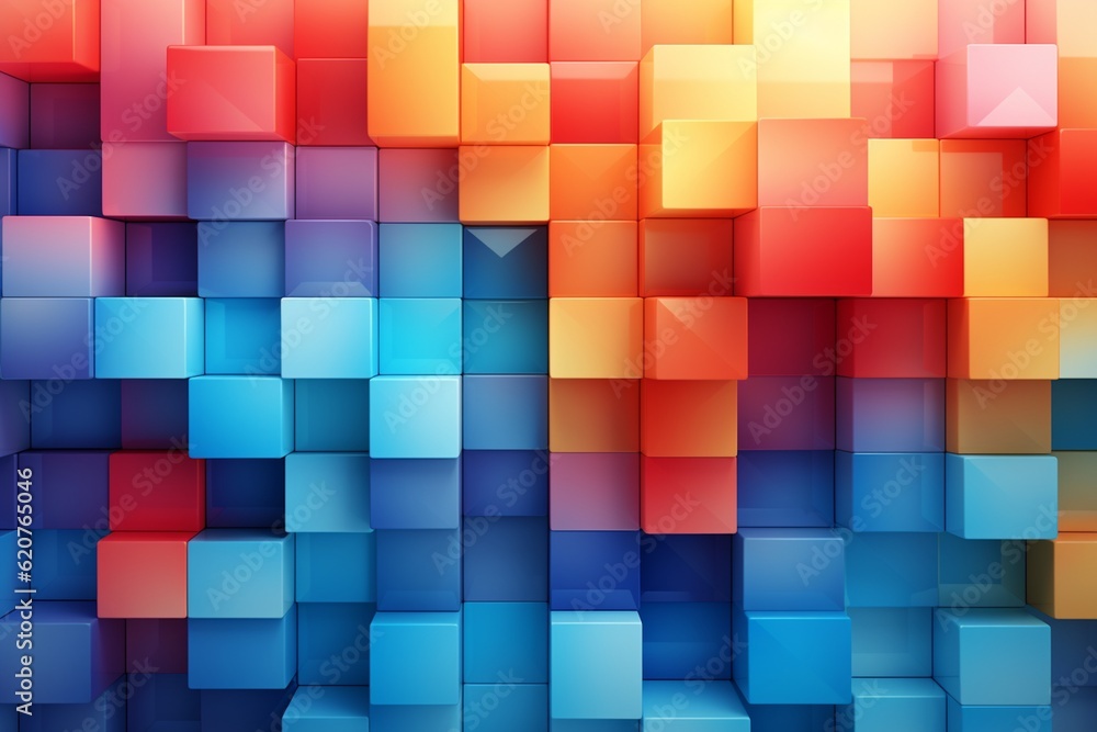 Contemporary Geometric Patterned Background Created with Generative AI Contemporary Geometric Patterned Background Created with Generative AI