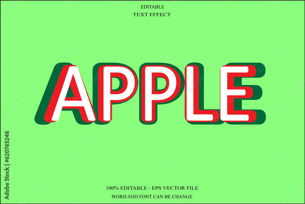 Apple editable text effect emboss