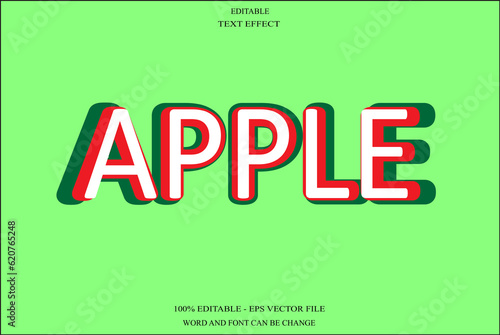 Apple editable text effect emboss