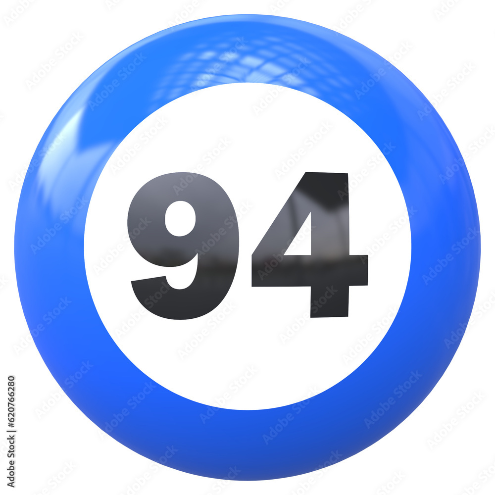 Ball 3D Number 94 Ball 3D Number 94