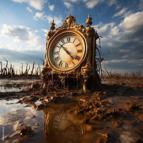 Time that was lost. Symbolic image.