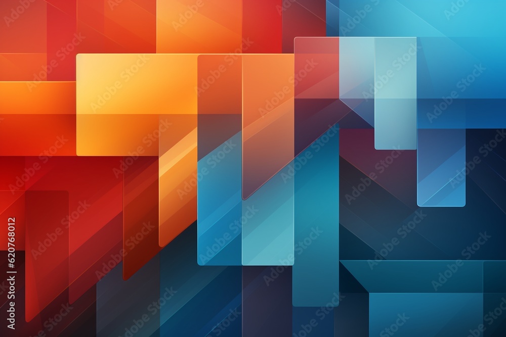 Contemporary Geometric Patterned Background Created with Generative AI Contemporary Geometric Patterned Background Created with Generative AI