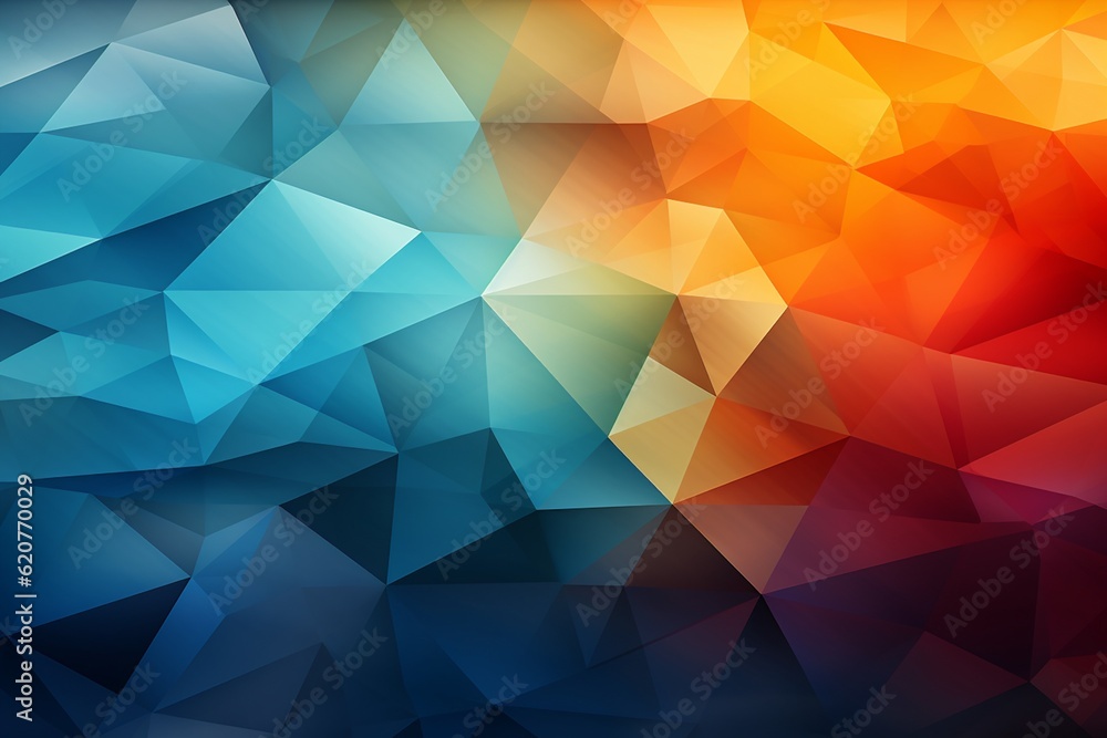 Obraz premium Contemporary Geometric Patterned Background Created with Generative AI