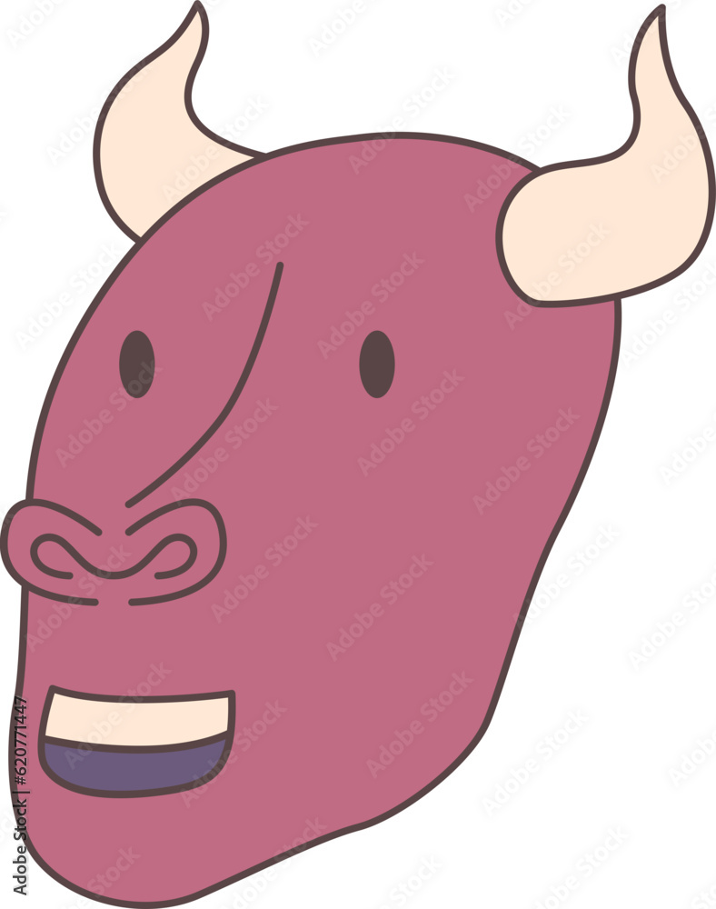 Minotaur line filled icon. Face Halloween icon. Face Halloween simple cartoon style. Halloween avatar decorative elements. Minotaur line filled icon. Face Halloween icon. Face Halloween simple cartoon style. Halloween avatar decorative elements.