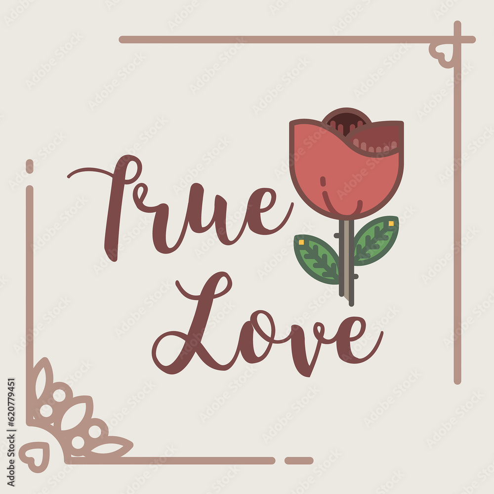 Obraz premium Digital png illustration of valentine's day card on transparent background