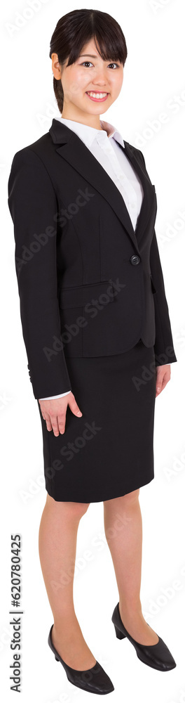 Digital png photo of happy asian businesswoman smiling on transparent background Digital png photo of happy asian businesswoman smiling on transparent background