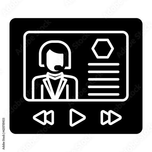 video lecture icon
