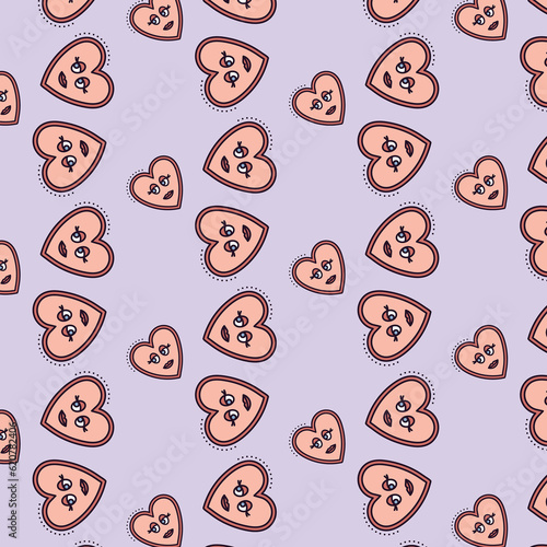 Fototapeta Naklejka Na Ścianę i Meble -  Digital png illustration of pink heart on transparent background