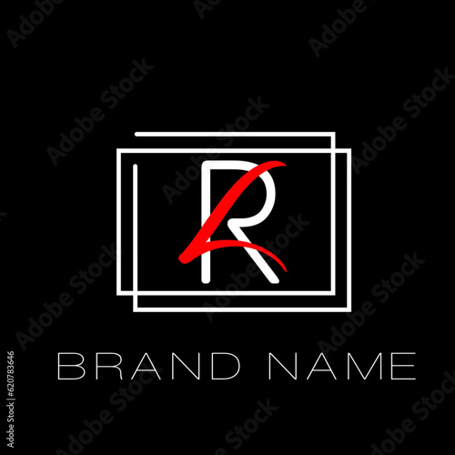 Capital Letter RL Logo design vector, R Logo design, Brand New Logo design.
