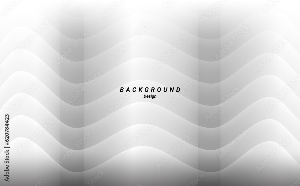 Obraz premium Silver wave pattern seamless abstract background