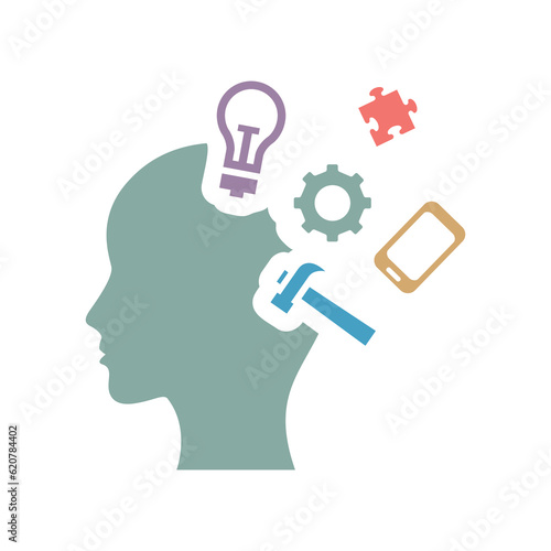 SEO Specialist Flat Colorful Icon Isolate On White Background Vector Illustration | Seo Icons