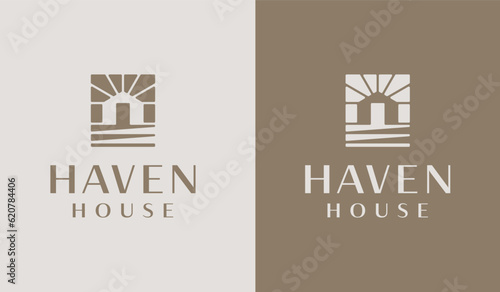 Resident Real Estate Logo. Universal creative premium symbol. Vector sign icon logo template. Vector illustration