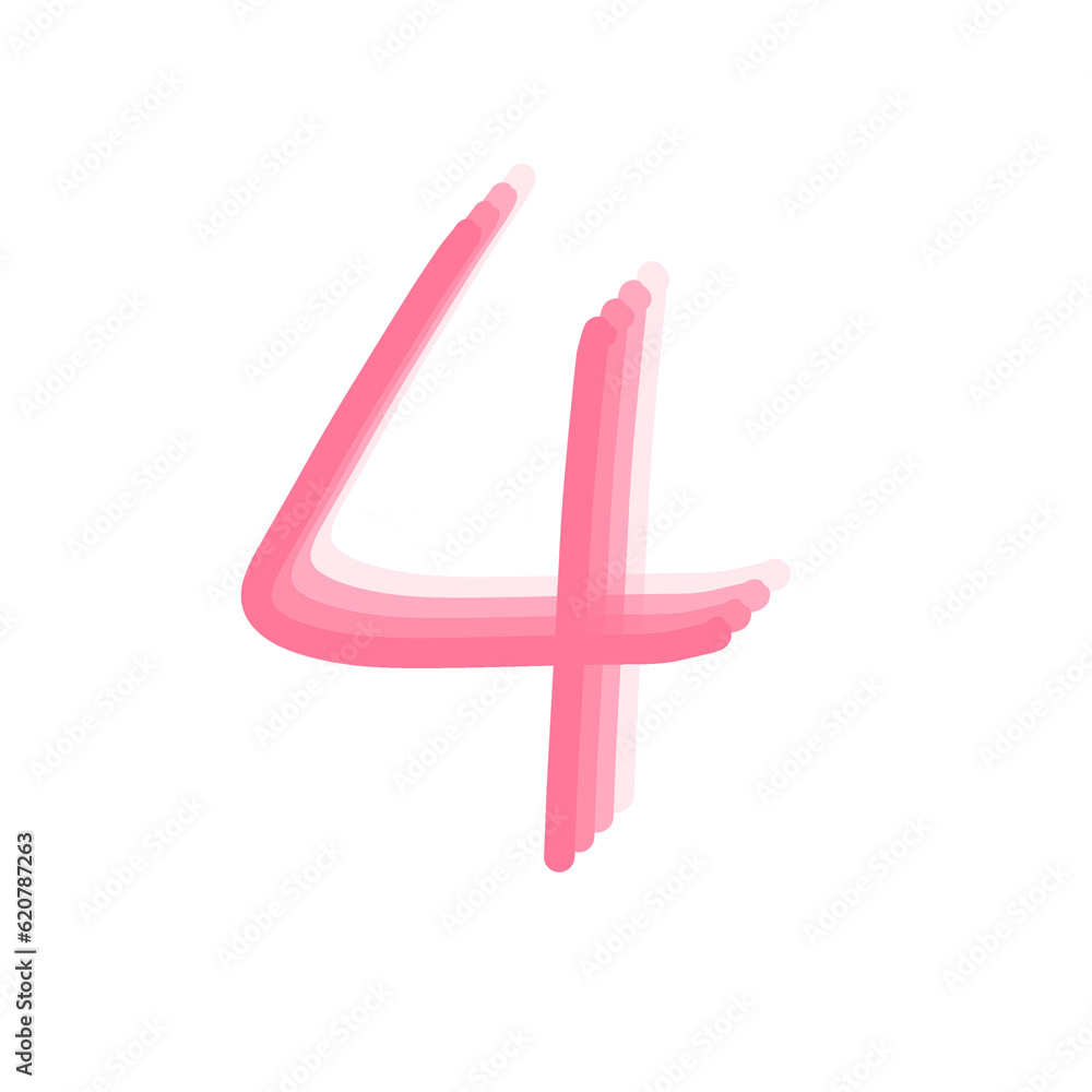 Obraz premium number