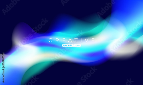 Abstract liquid gradient Background. Fluid colour mix. Blue vivid Color blend. Modern Design Template For Your ads, Banner, Poster, Cover, Web, Brochure, and flyer. Vector Eps 10