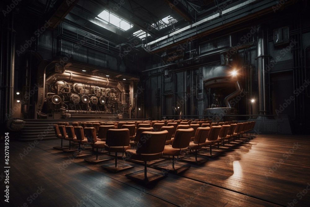 Ecological Industrial Auditorium Design photo