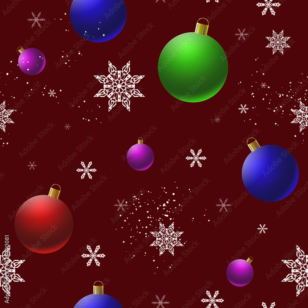 Seamless pattern on the theme of the new year and Christmas Seamless pattern on the theme of the new year and Christmas