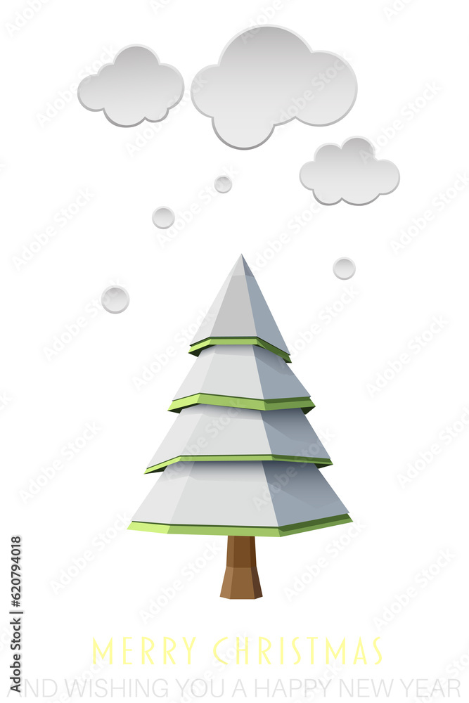 Digital png illustration of christmas card with wishes on transparent