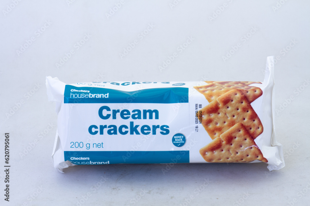 Johannesburg, South Africa Checkers housebrand cream crackers