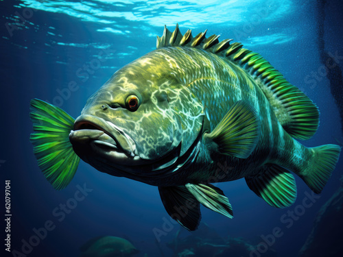 Big green ray fish © Venka