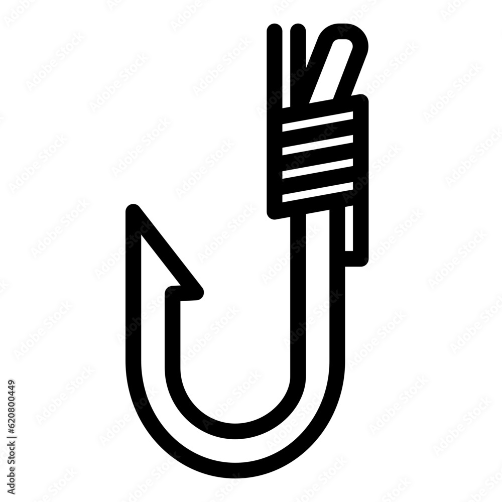 Hook line icon Hook line icon