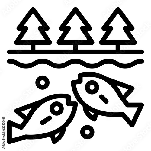 Fishs line icon