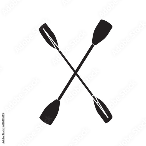 kayaking vector icon