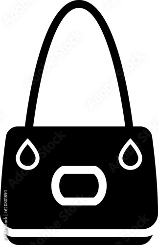 Bag icon, Accessories simple cartoon style.