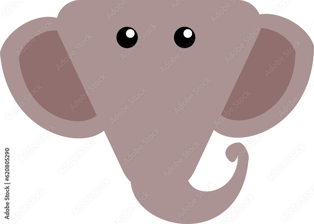 Fototapeta premium Cute elephant illustration