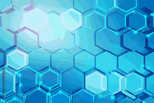 Hexagons pattern Geometric abstract background with simple hexagonal elements.