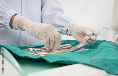 Wallpaper Mural Dental tool and other accesries used by professional dentists in the dental clinic. Dentist Concept. Dentists preparing dental tools in the hospital. Torontodigital.ca