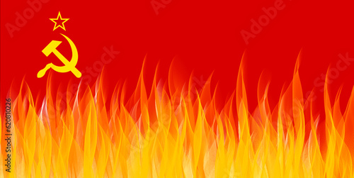 Flag of the USSR (1922-1991).