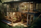 Designs for a sustainable home. Generative AI