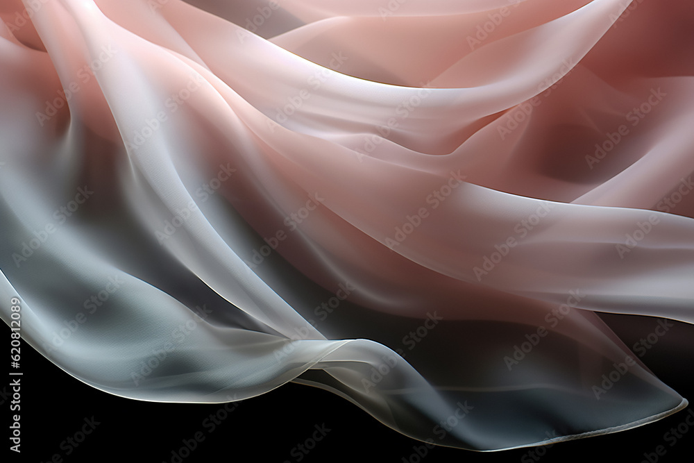 Wedding Tulle Effect Overlay. Elegant Sheer Fabric, Bride Photography, Veiling Style, Soft White Cloth for Classic and Romantic Design. Generative AI. Wedding Tulle Effect Overlay. Elegant Sheer Fabric, Bride Photography, Veiling Style, Soft White Cloth for Classic and Romantic Design. Generative AI.