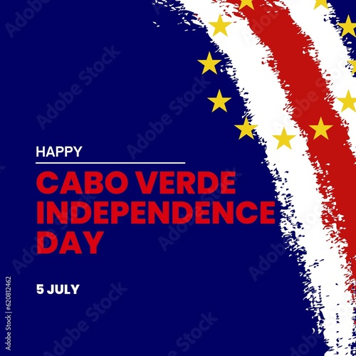 Premium Vector | Vector illustration for cape verde independence day