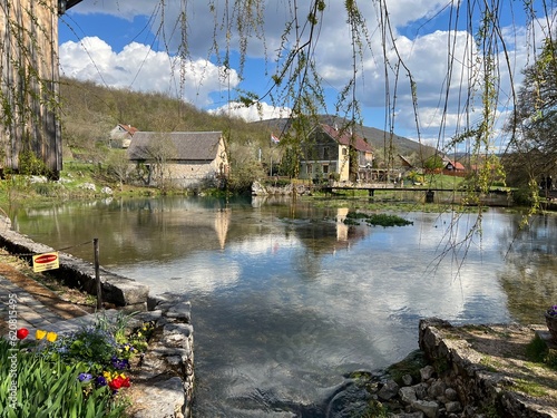 The springs of the Gacka river - Majer's spring, Croatia (Izvori rijeke Gacke ili Vrila Gacke - Majerovo Vrilo, Sinac - Lika, Hrvatska) photo