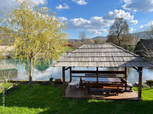 The springs of the Gacka river - Majer's spring, Croatia (Izvori rijeke Gacke ili Vrila Gacke - Majerovo Vrilo, Sinac - Lika, Hrvatska) photo