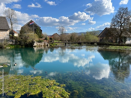 The springs of the Gacka river - Majer's spring, Croatia (Izvori rijeke Gacke ili Vrila Gacke - Majerovo Vrilo, Sinac - Lika, Hrvatska) photo