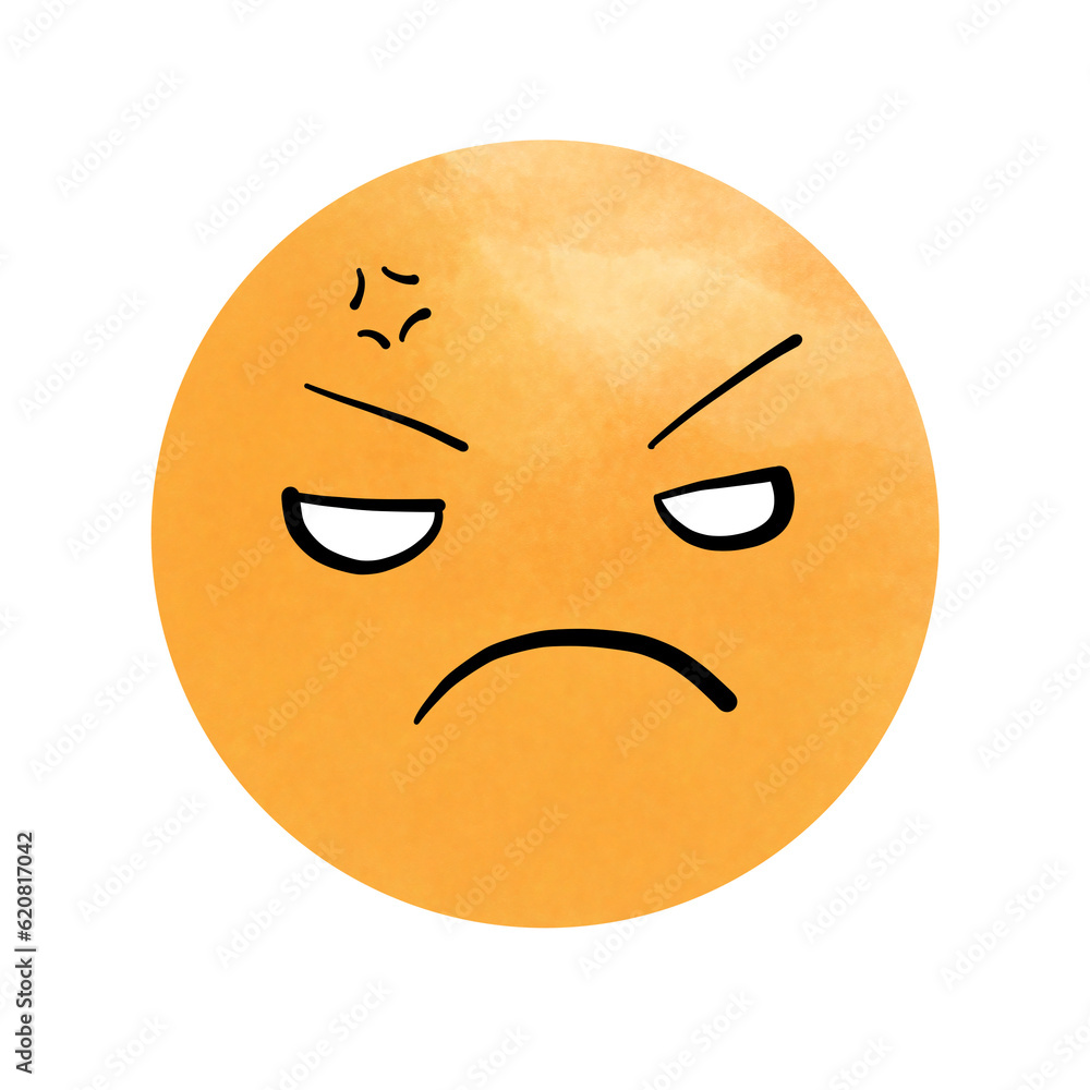 Fototapeta premium angry face