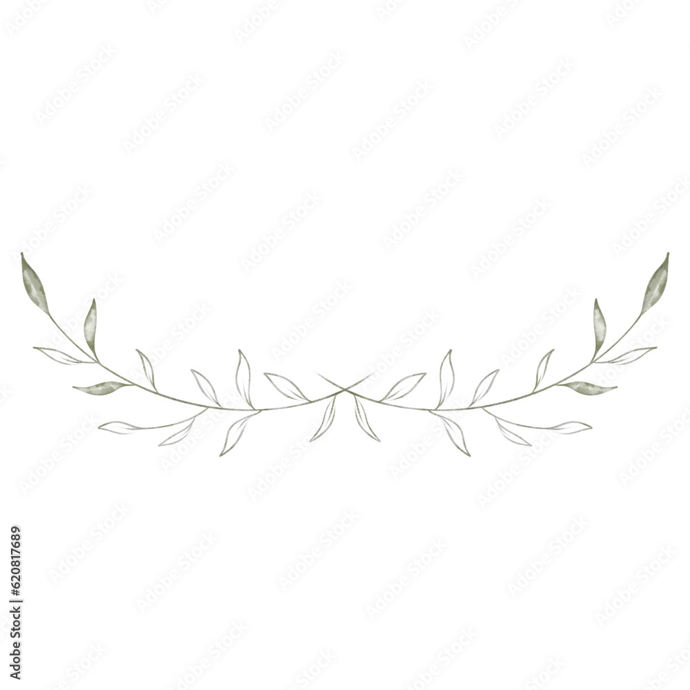 Fototapeta premium branch with leaves