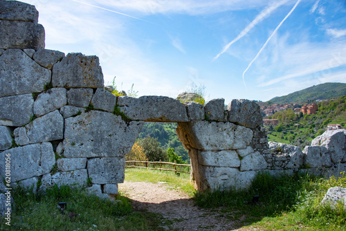 Saracen Door and Polygonal Walls - Italy photo