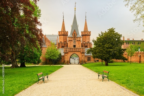 Red castle Hradec nad Moravici