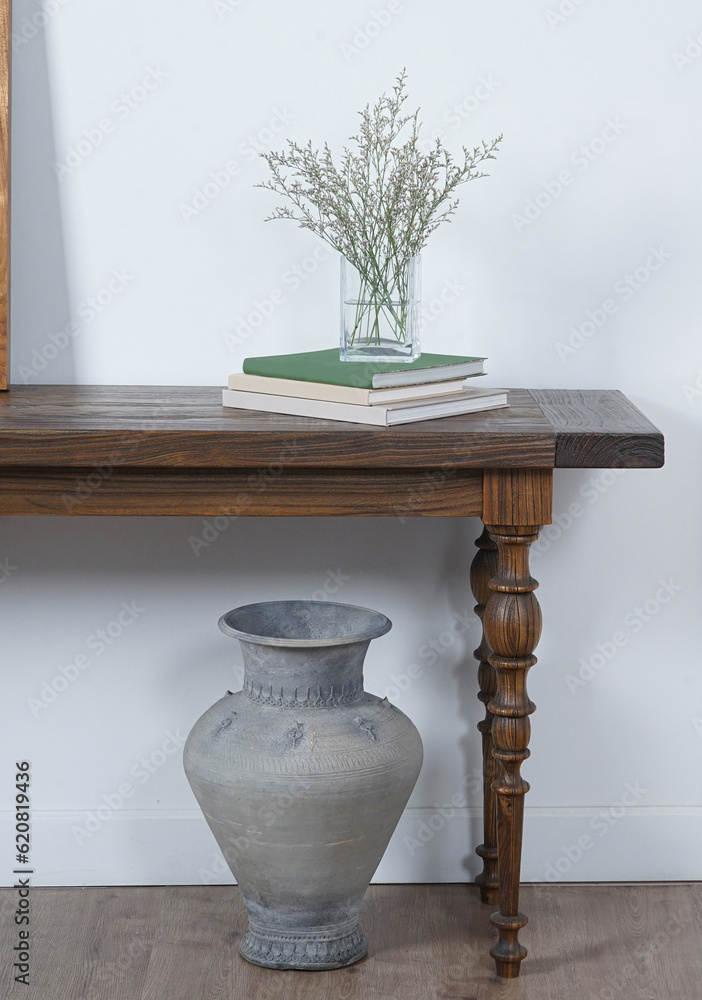 side table with white background set on brown floor side table with white background set on brown floor