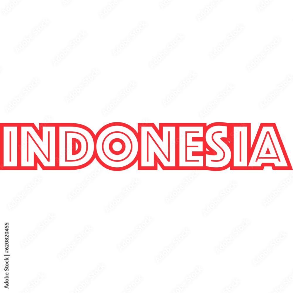 Indonesia Typography Element-08
