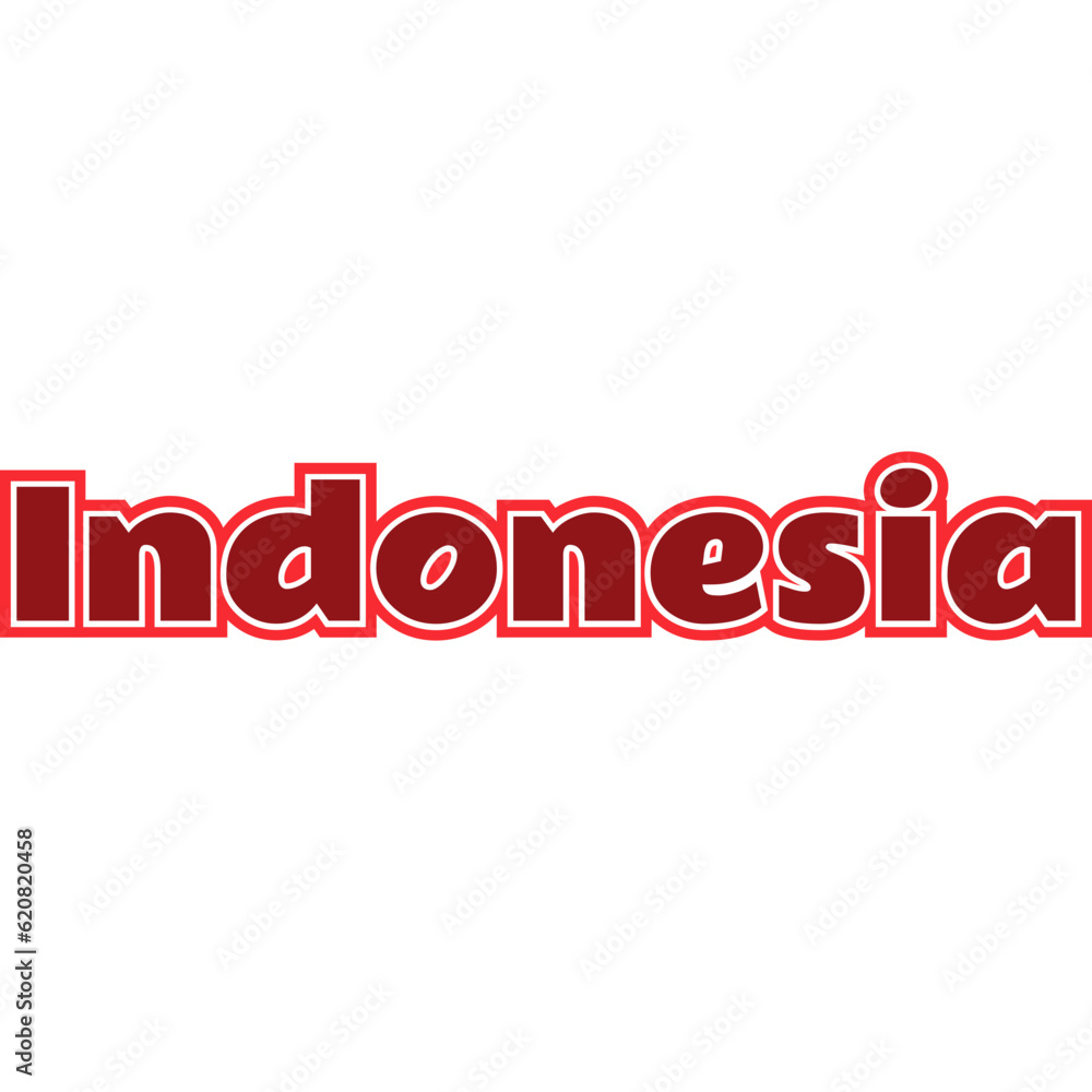 Indonesia Typography Element-09 Indonesia Typography Element-09