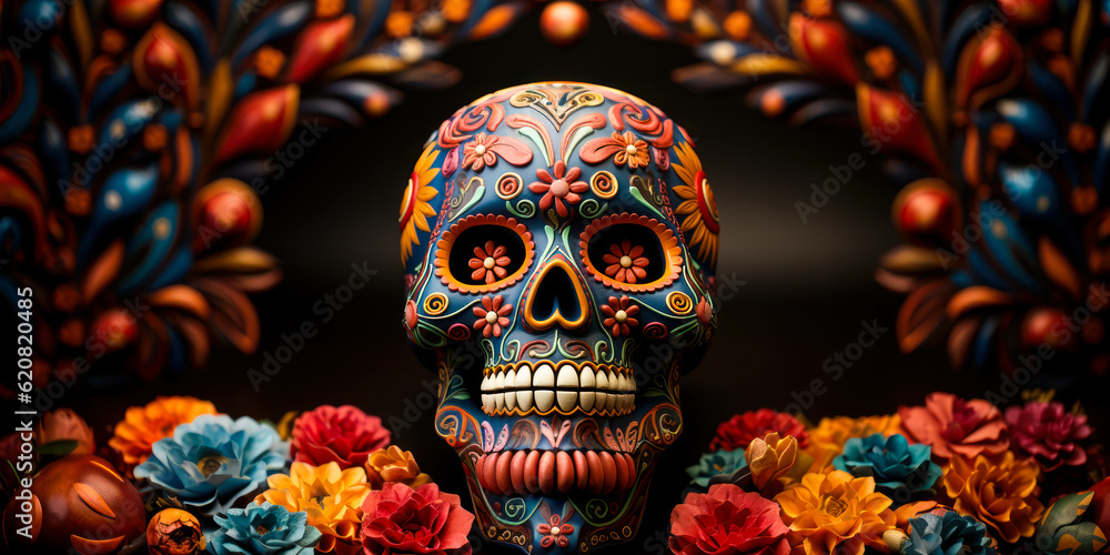 Sugar Skull (Calavera) to celebrate Mexico's Day of the Dead