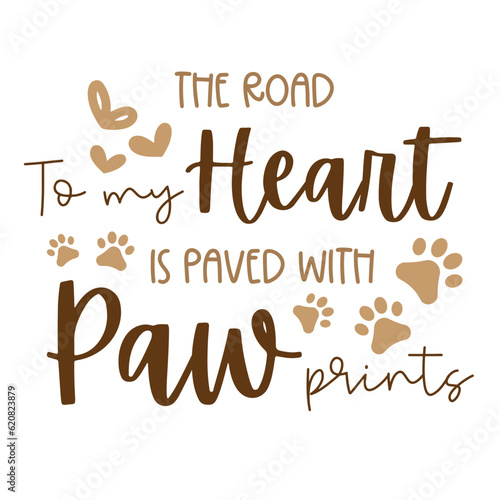 Dogs Hand drawn typography poster. Conceptual handwritten phrase Home and Family T shirt hand lettered calligraphic design. Inspirational vector. Vector illustration